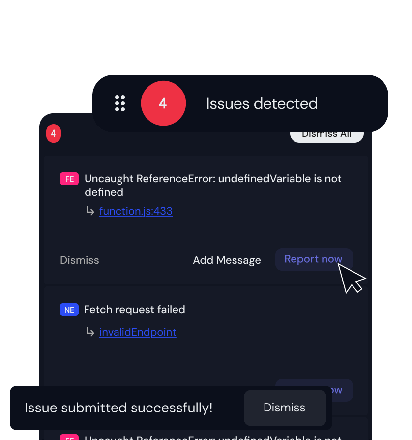 Bugzy's client feedback software offers in-depth analysis with user details, technical insights, and more